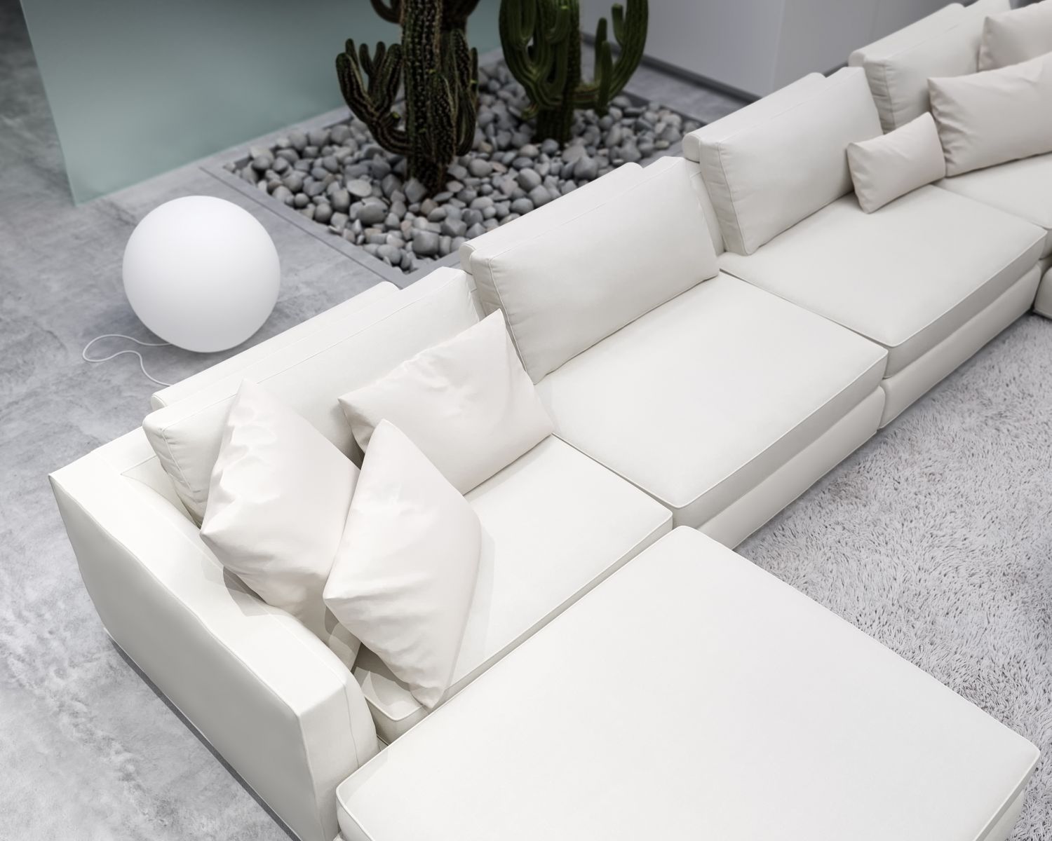 Soft Padded Modular Sectional