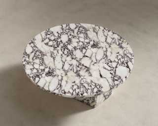 Romlulus Coffee Table - Low - Viola Marble Romlulus Coffee Table - Low - Viola Marble