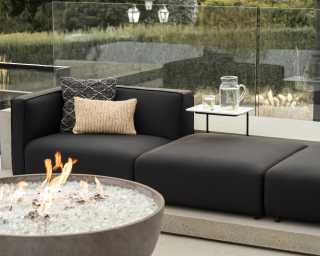 Arya Outdoor Modular Featuring Francis End Table