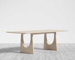 Arco Dining Table - Washed Natural Oak