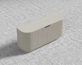 Athena Sideboard - Alabaster Matte Lacquer