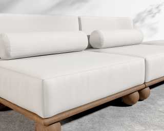 Bali Outdoor Open-End Sofa - Palisades