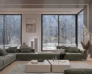 Berllin Modular Sectional Scene in Sage 