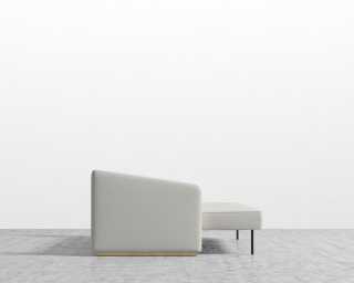 Bristol Futon - Modern Felt - Alesund - Brass legs