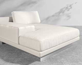 Dresden Outdoor Left Chaise with Armrest - Palisades