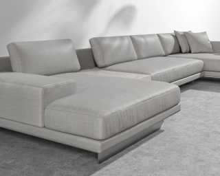 Dresden Outdoor Modular Sectional - Encino - White Terrazzo Dresden Outdoor Modular Sectional - Encino - White Terrazzo