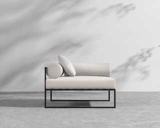 Everett Outdoor Right Corner - Palisades - Black