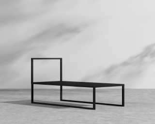 Everett Side Table - Black Frame Everett Side Table - Black Frame