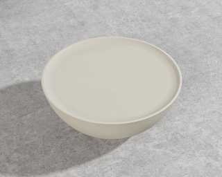 Galen Coffee Table - Alabaster Concrete