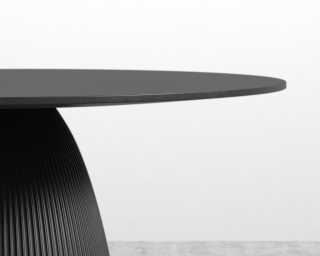 Gallus Dining Table - Black Concrete - 63"