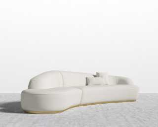 Grand Curved Sectional - Modern Felt - Alesund