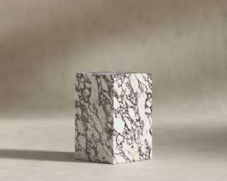 Liza Side Table - Viola Marble
