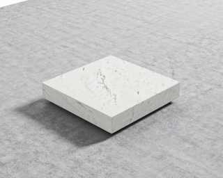 Liza Coffee Table - Carrara Marble 40x40