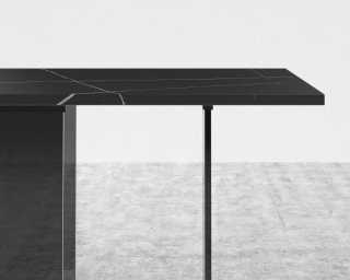 Marbella Dining Table - Black Pietra Ceramic Marbella Dining Table - Black Pietra Ceramic