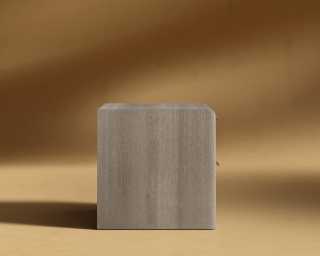 Nerva Nightstand - Grey Oak