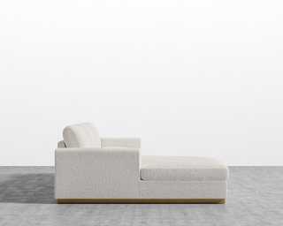 Noah Sectional - Brass - Chatou Boucle - Pearl