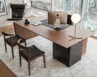 Gia Office Scene featuring Elbow chairs and Andor Chair Gia Office Scene featuring Elbow chairs and Andor Chair