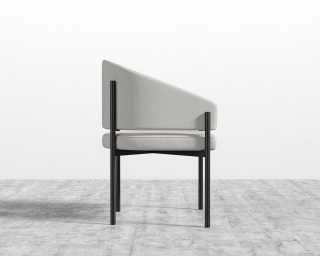 Solana Dining Chair - Modern Felt - Alesund - Black