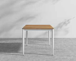 Spencer Outdoor Dining Table - White Frame 