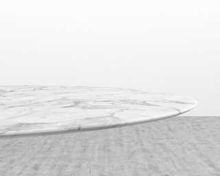 Tulip Table Oval - Carrara