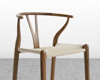 Wishbone Barstool - Walnut 