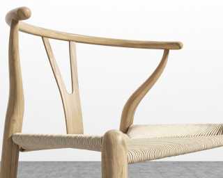 Wishbone Counter Stool - Natural with natural seat 