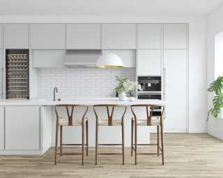 Wishbone Counter Stool - Walnut