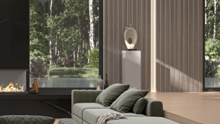 Liza Pedestal - Marble