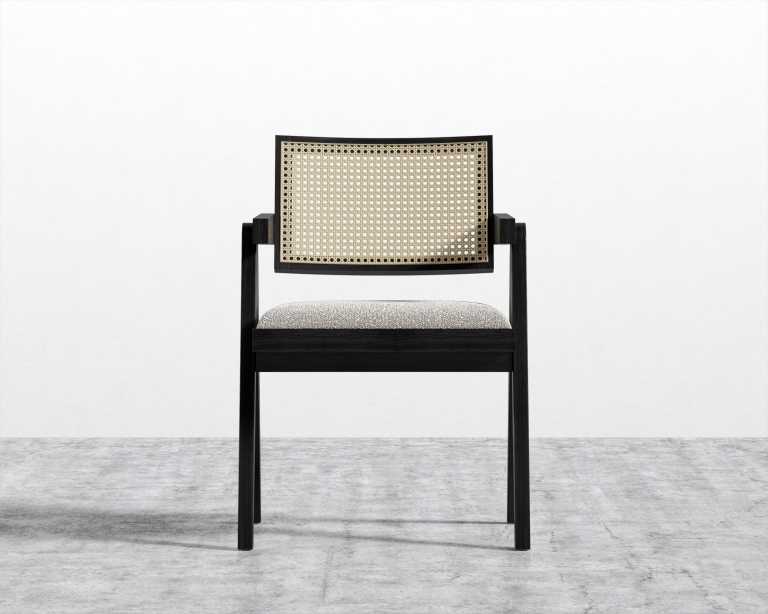 Javert Armchair - Black Frame - Chatou Boucle - Pearl Javert Armchair - Black Frame - Chatou Boucle - Pearl